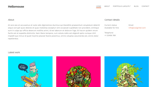 CSS IGNITER HELLOMOUSE WORDPRESS THEME